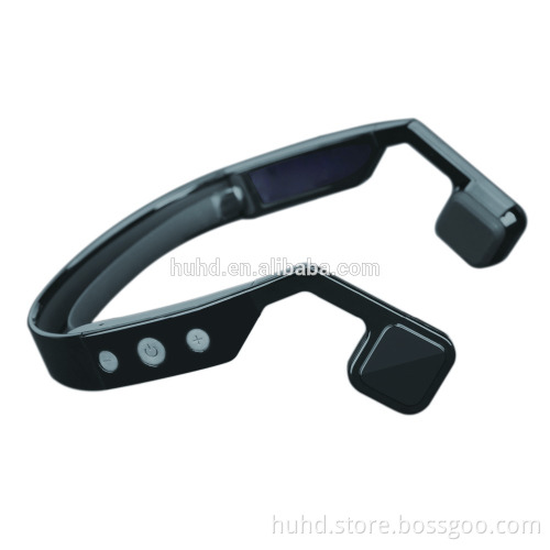 Hot sell noise cancelling portable bluetooth 4.0 wireless bone conduction headphone sweatproof sport neckband headset with mic
